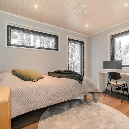 Huvilat Rukan Ailo - Modern With Sauna, Jacuzzi & Scenic Views *