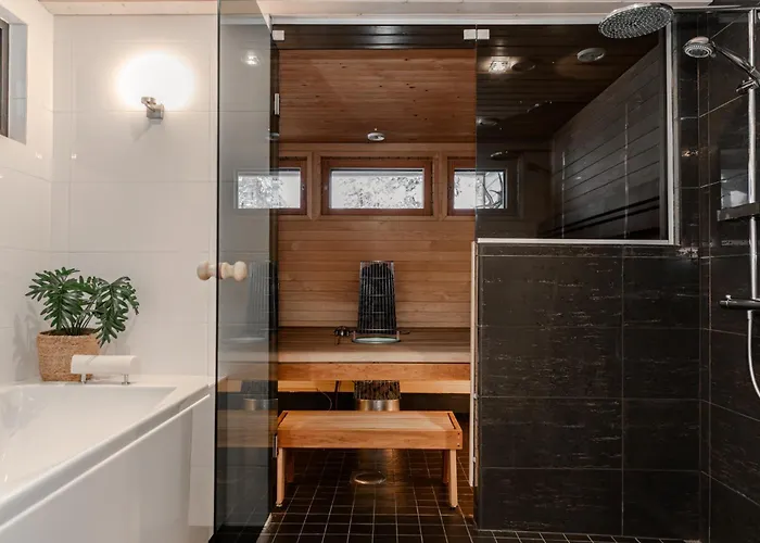 Ailo - Quality With Sauna & Jacuzzi Villa Ruka